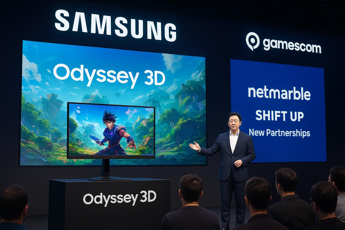 Samsung представила Odyssey 3D на Gamescom 2025