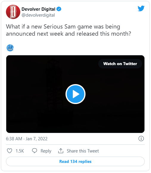 Serious Sam, новая игра неизбежна: анонс на следующей неделе и релиз в этом месяце