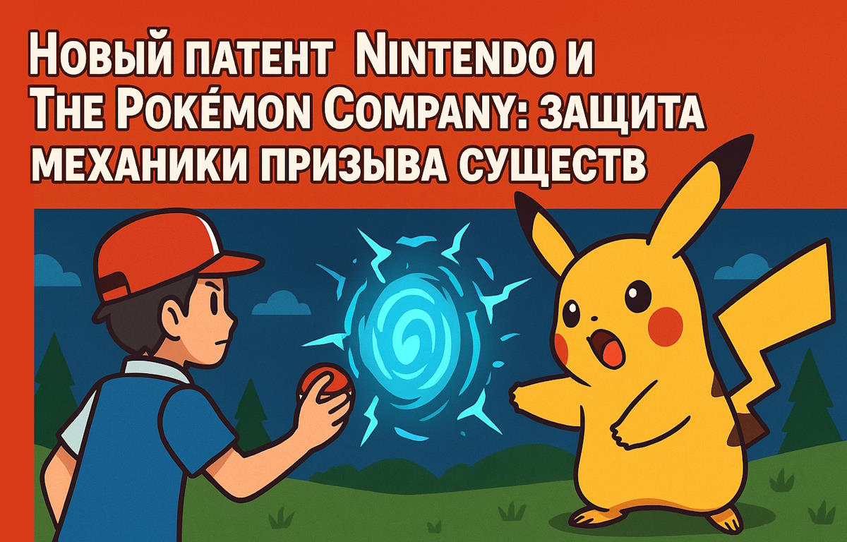 Nintendo и The Pokémon Company закрепили за собой новый патент, касающийся призыва существ