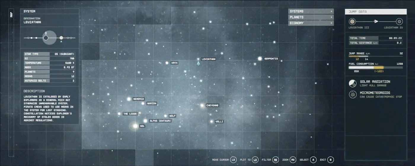 Обнаруженная карта Starfield